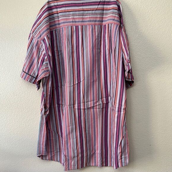 Sean John Multicolor Striped Men's Shirt 4XB - Picture 4 of 6